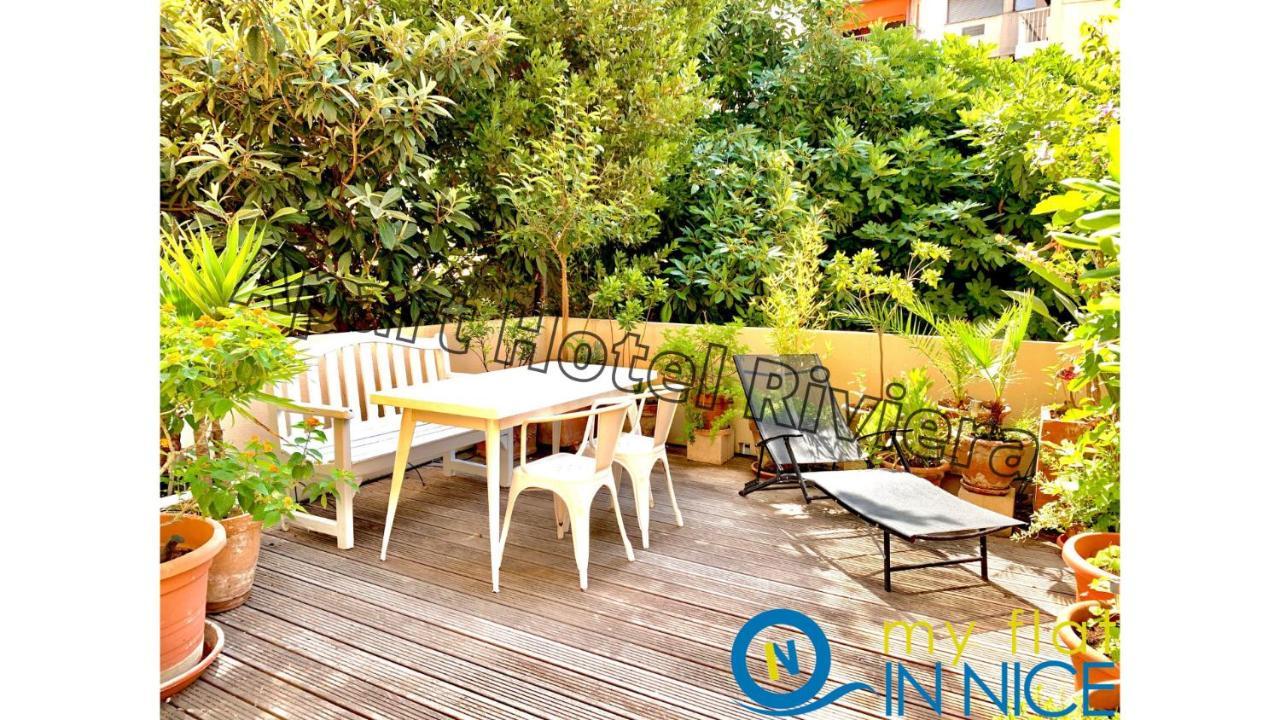 Aparthotel Riviera - Grimaldi Coeur De Ville - Large Studio Ac With Bigger South Terrace - Hyper Centre - Terrasse Esprit Nice Extérieur photo
